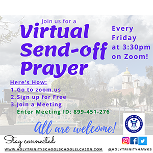 Virtual Send-Off Prayer flyer